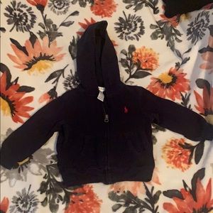 Boy Ralph Lauren zip up hoodie